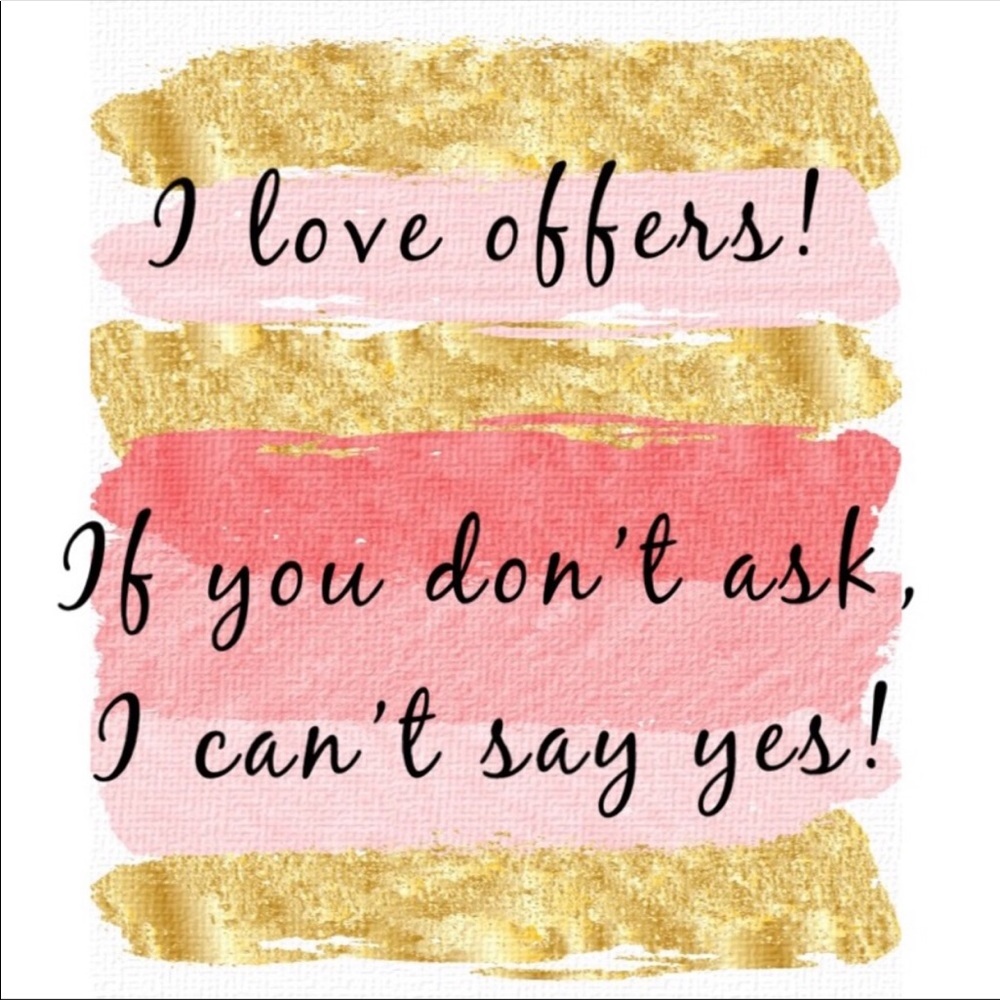 Reasonable offers accepted!! Shoot your shot!! 😆